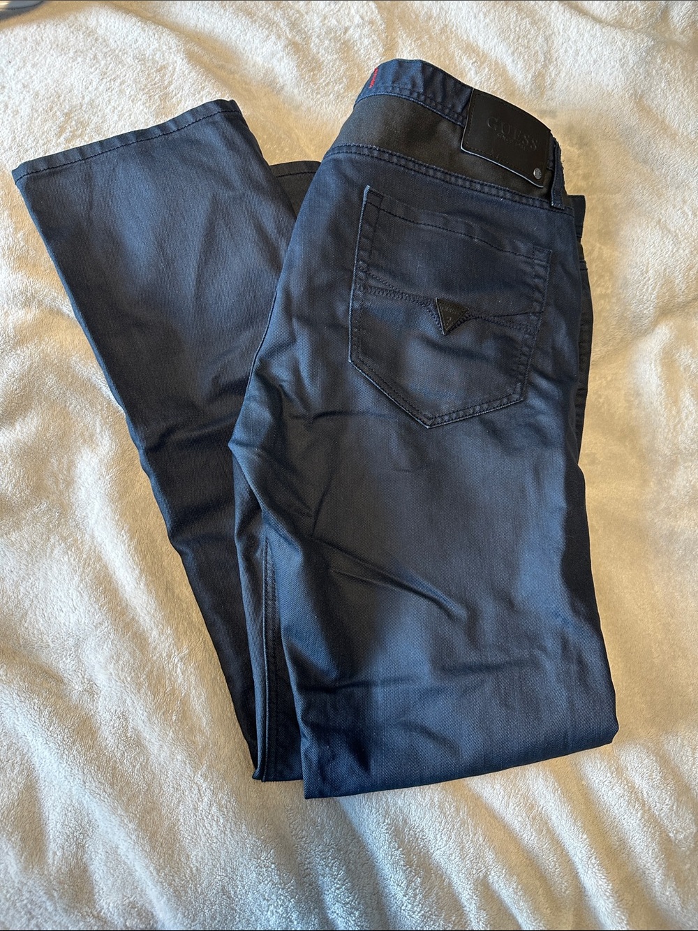 Guess Men's Navy Skinny Jeans 34x30